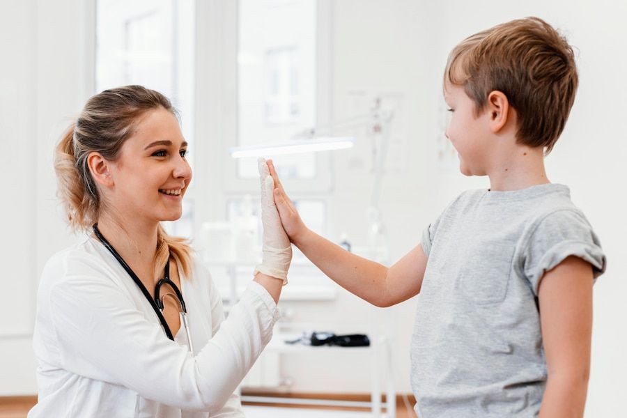 A happy child at Circle Care